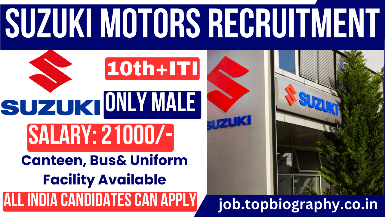 Suzuki Motors Recruitment