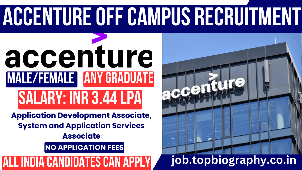 Accenture Off Campus Recruitment