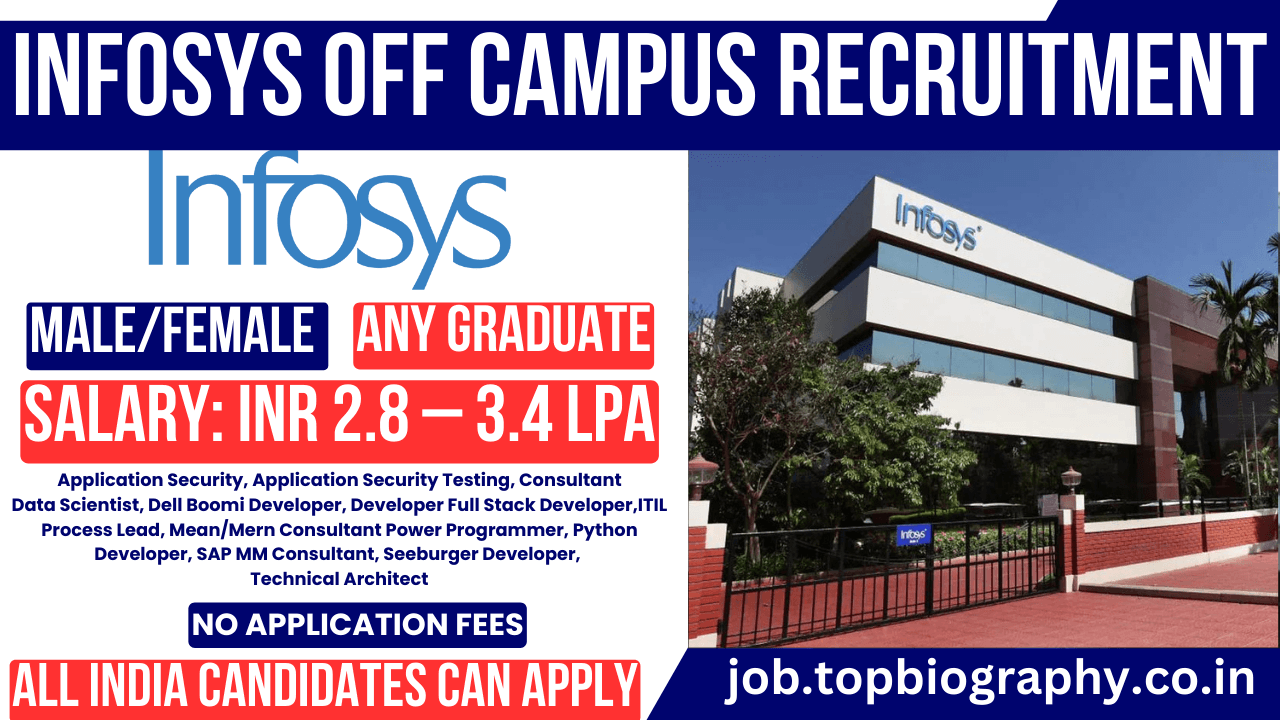 Infosys Off Campus Recruitment